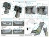 Quinta Studio QD32131 F/A-18D Early 3D-Printed & coloured Interior on decal paper (Academy) 1/32